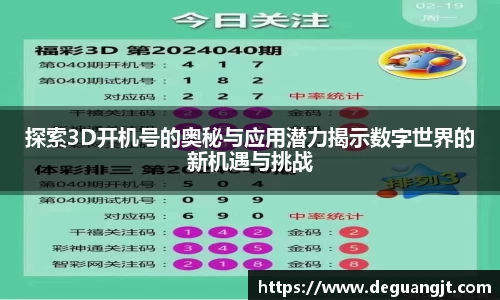 探索3D开机号的奥秘与应用潜力揭示数字世界的新机遇与挑战